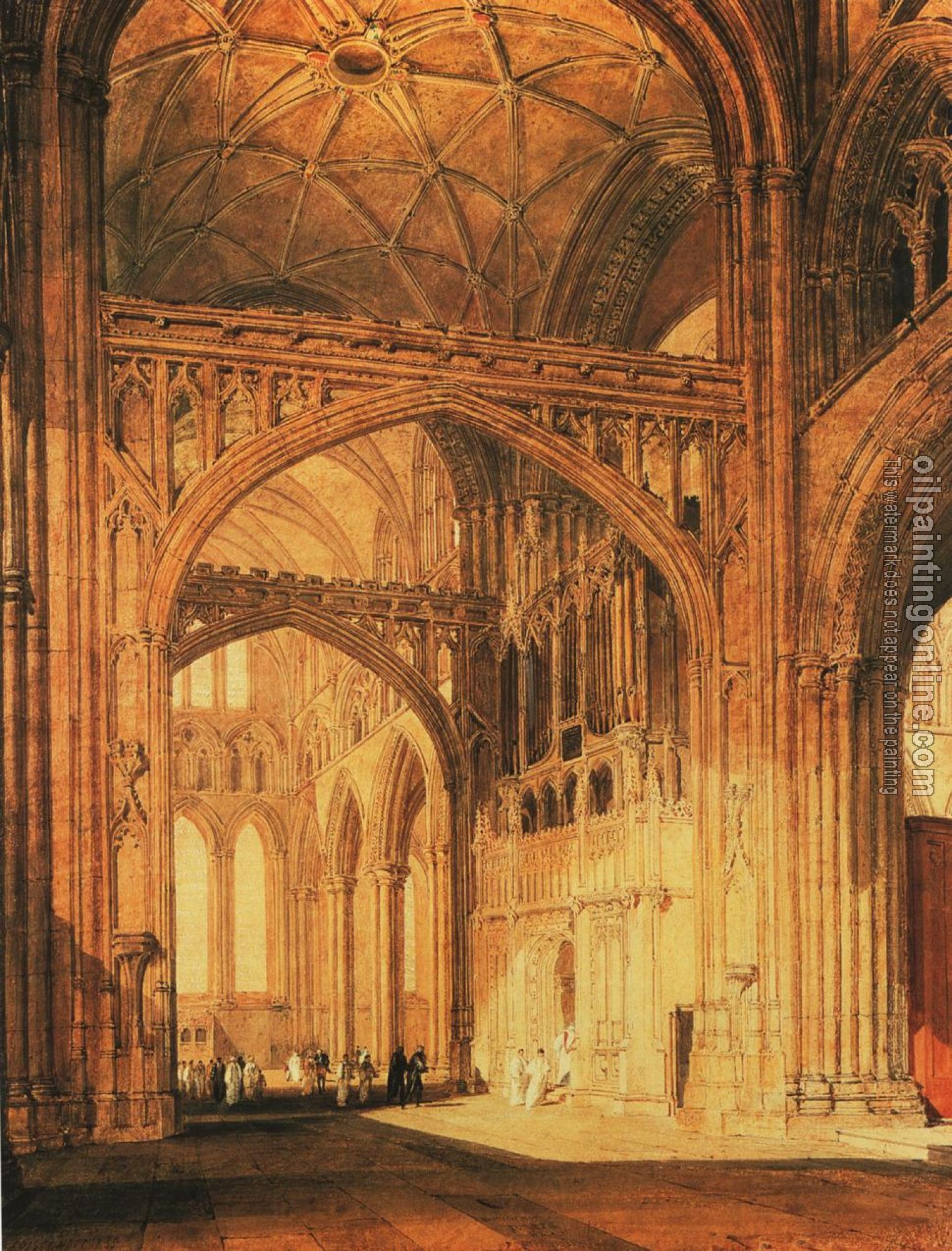 Turner, Joseph Mallord William - Interior of Salisbury Cathedral